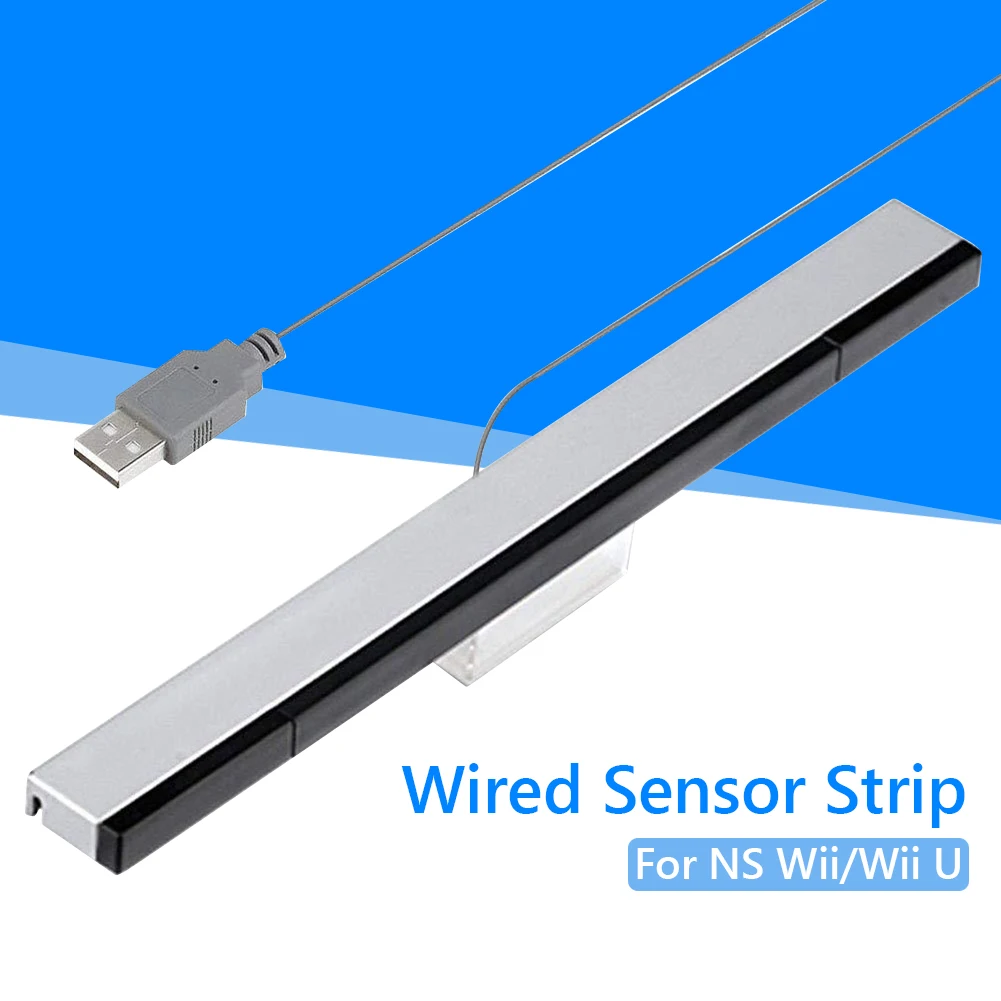 For Wii/Wii U Sensor Bar USB Replacement Infrared TV Ray Wired Remote Sensor Bar Reciever Inductor Game Console Accessories