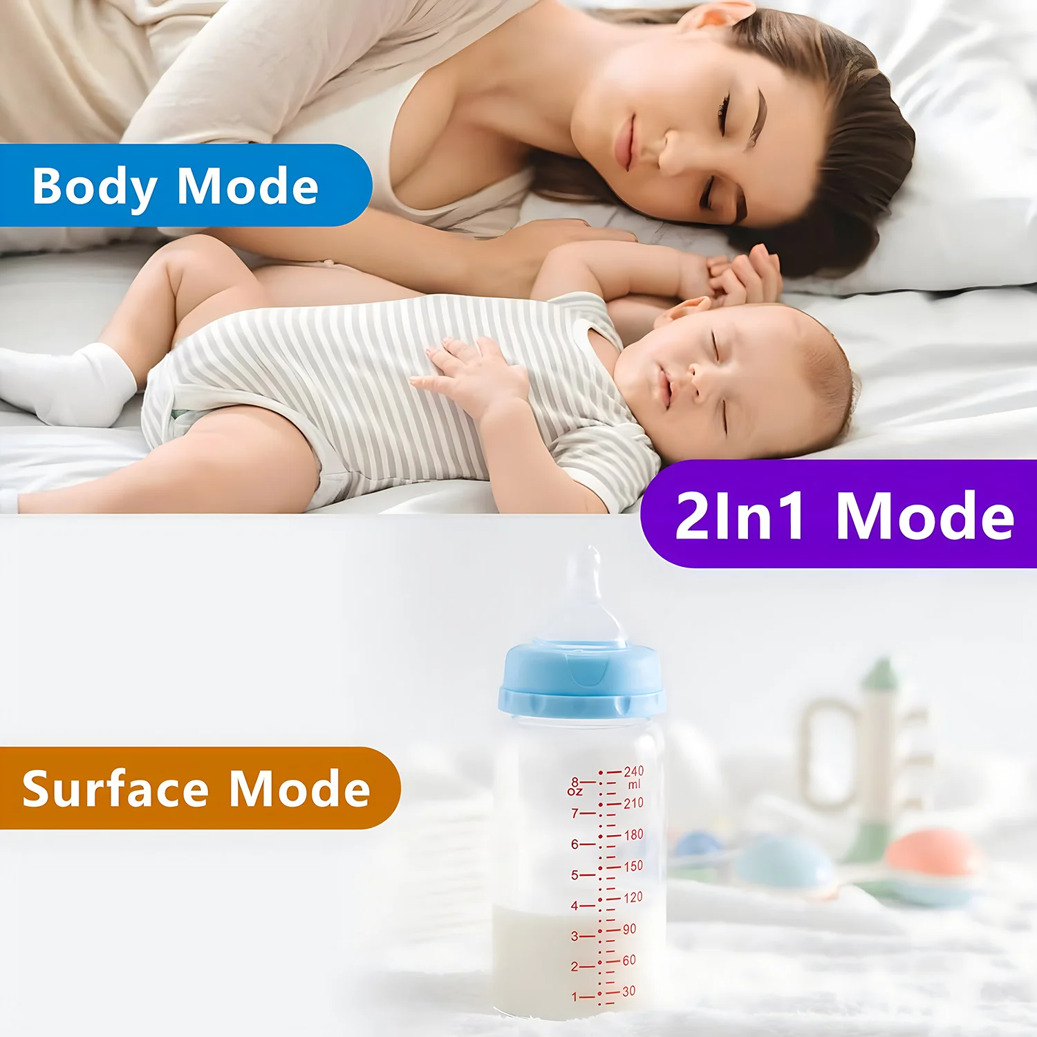 Portable Forehead Digital Thermometer Non Contact Infrared Medical Body Temperature Fever Measure Tool for Baby Adults