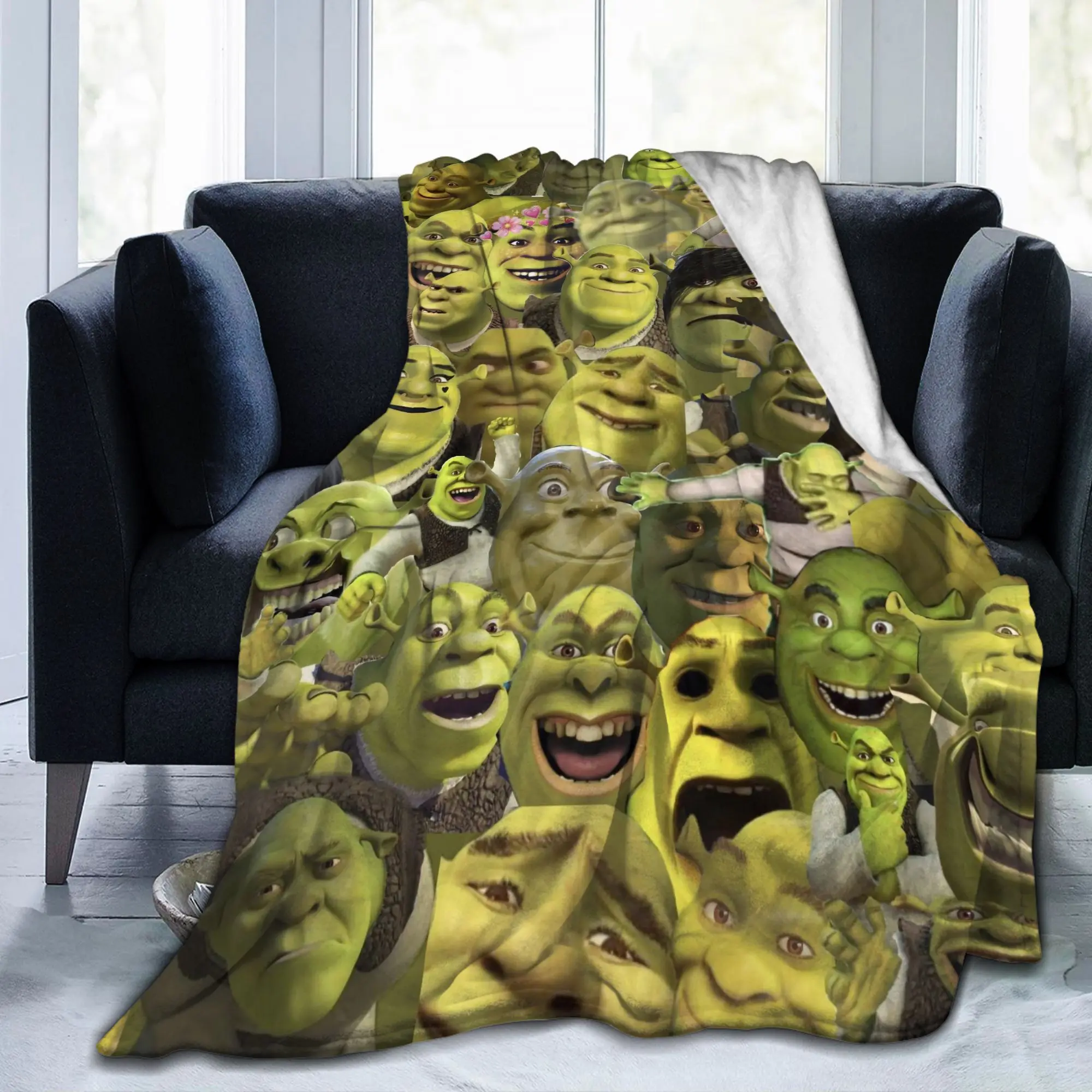 بطانية ميمي مخملية للخريف/الشتاء متعددة الوظائف خفيفة الوزن للسرير لحاف خارجي #6