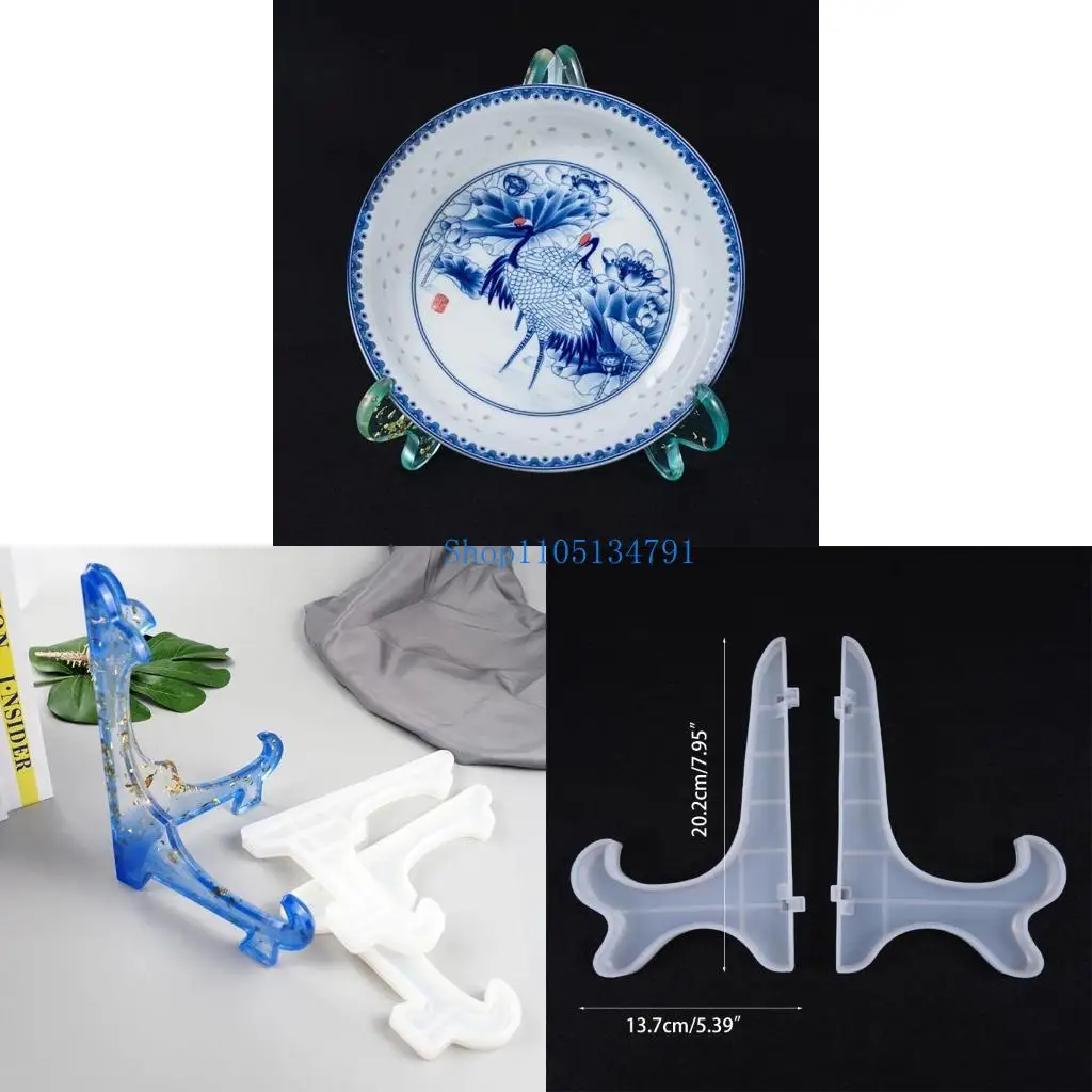 

98km Handmade Necklace Earrings Showing Rack UV Resin Mold DIY Jewelry Display Resin Mold Tabletop Storage Shelf Casting Mold