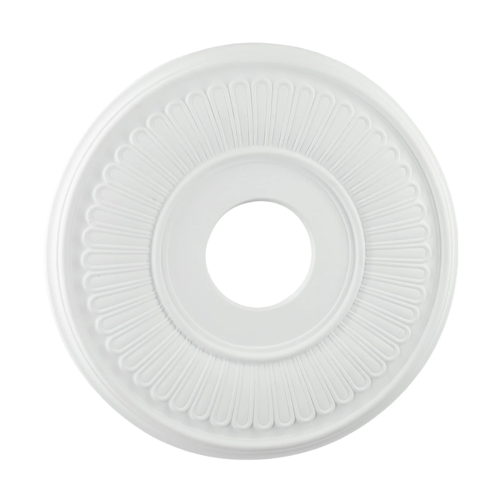 Home Runde Medaillon PU dekorative Deckenventilator Leuchten Abdeckungen Platte Deckenleuchte Pendelleuchte Basis Heimwerker