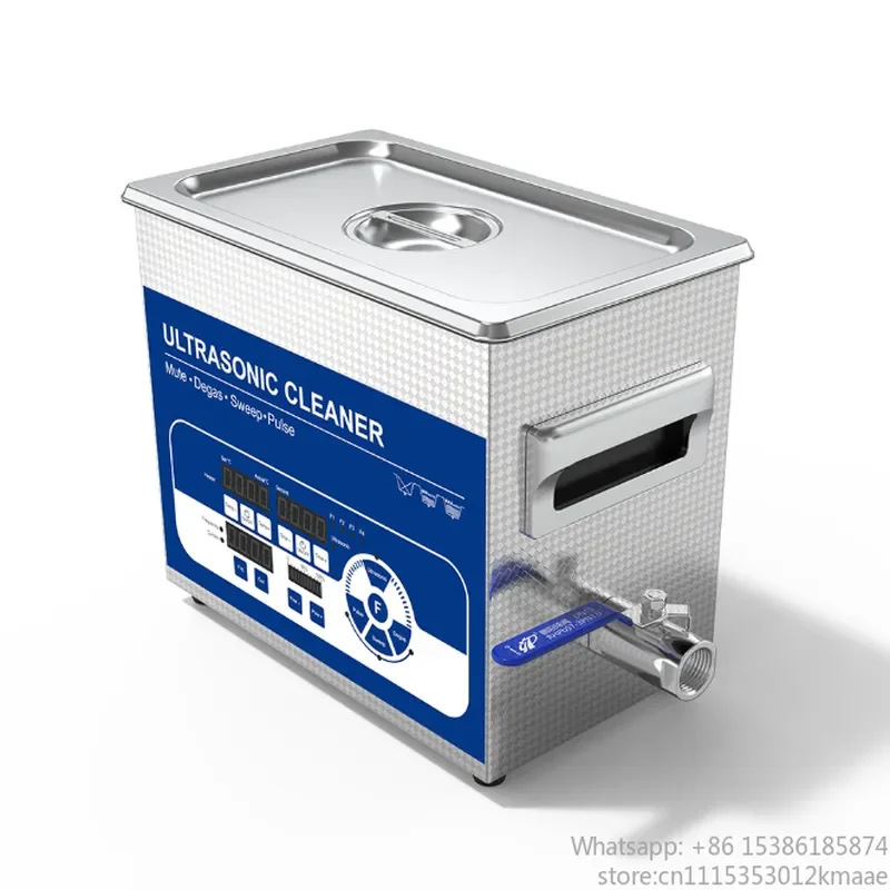 Vequyn Ultrasonic Cleaning Machine 40kHz, Manual Control, Stainless Steel, for & Lab Glassware  dental