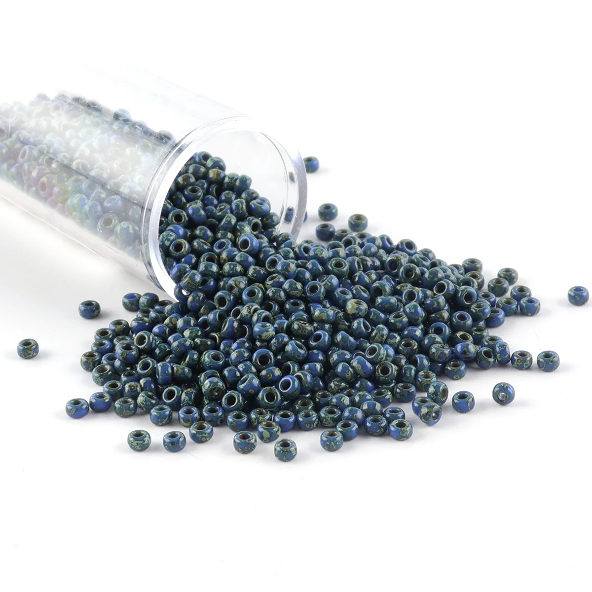 10g Miyuki Runde Rocailles Nadel und Faden Perlen, Picasso Mehrfarbige Rocailles, Schmuckherstellung, Für Alle Arten – Detail 5