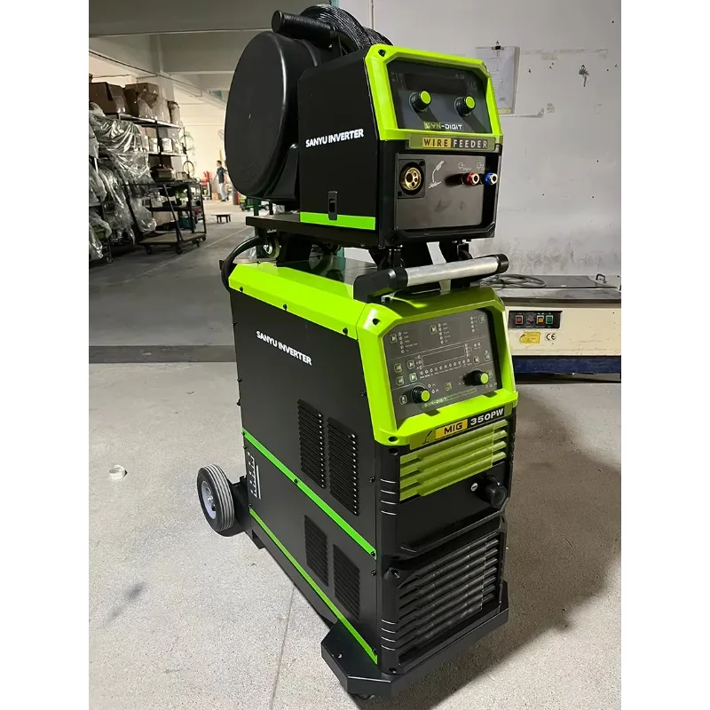 Digital MIG Welding Machine Dual Pulse Gas Shielded Arc Welders IGBT Inverter Welding for Aluminum High Quality 380V 350A
