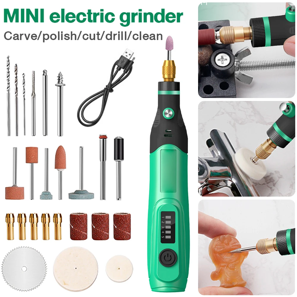 

Electric Drill Grinder Engraver Pen Grinder Mini 5 Gear Adjustment Power Tools Grinding Machine Polisher for DIY Model Power