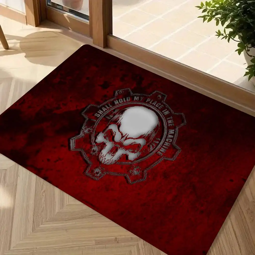 Game Gears Of War Floor Mat Suitable For Living Room Kitchen Bathroom Non-slip Mat Household Foot Mat