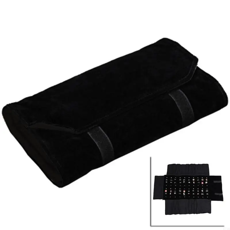 

Travel Earrings Jewelry Roll Large Bracelet Roll Up for Women Bracelets Bages