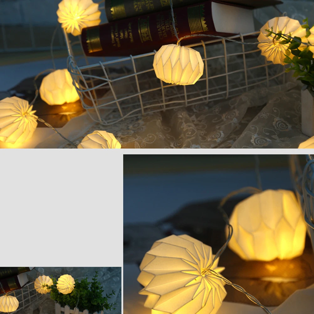 

1.5m LED Pumpkin String Lights Operated Energy Saving Decor Party Wedding Bedroom Festive Lighting Holiday