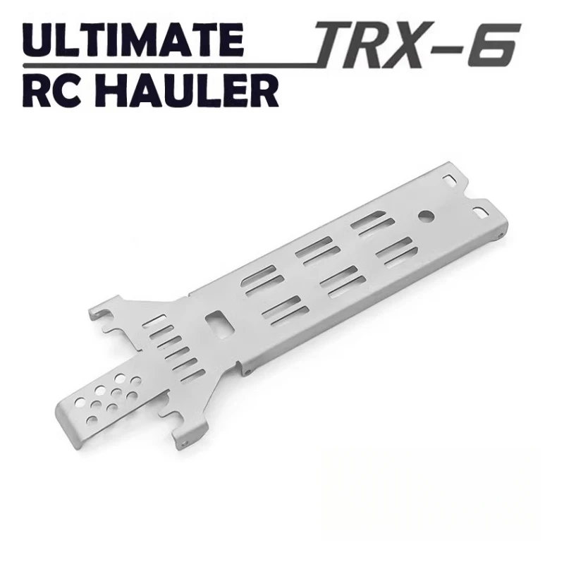 

Traxxas trx6 ultimate hauler, Scale 1/10 Metal chassis guard. Trx 6 hauler upgrade. Rc car toys. Crawler rc hauler