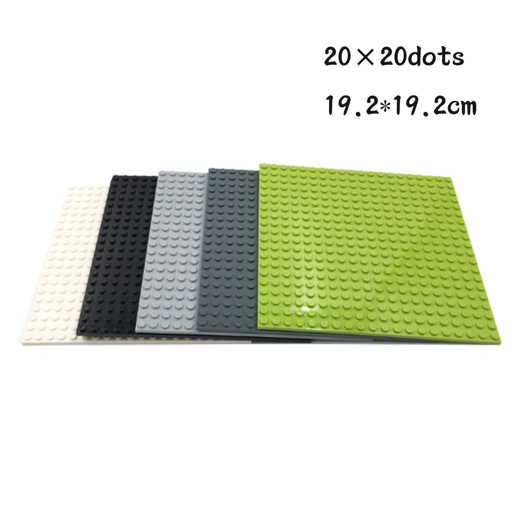 

24x24 20x20 Dots Classic 2pcs Base Plates Blocks Small Size DIY Bricks Baseplates ABS Plastic Assembly Plate Blocks For Children