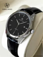 Reloj de Pulsera PABLO RAEZ, Foto Real, Marca Clásica de Lujo para Hombre, Reloj Casual con Fecha, Reloj de Cuarzo de Cuero Resistente al Agua para Negocios