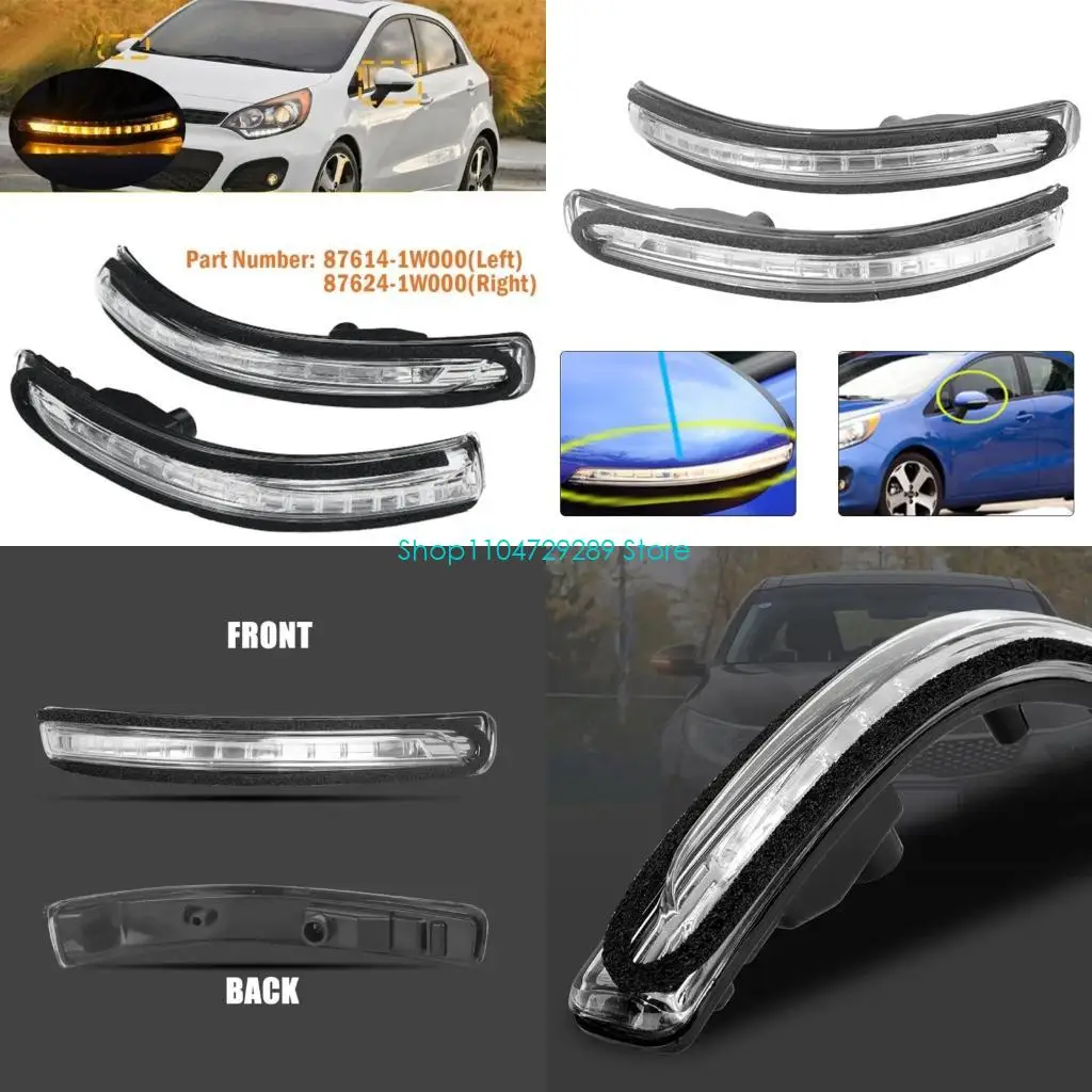 D8KE ABS Turn Lamp for Select Model Rearview Mirror 87614-1W000 87624-1W000