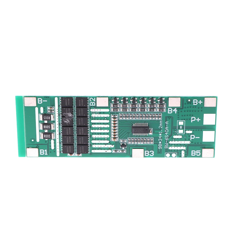 22V 24V 6S 40A 18650 Li-Ion Lithium Battery Poretect Board Solar Lighting Bms Pcb With Balance For Ebike Scooter