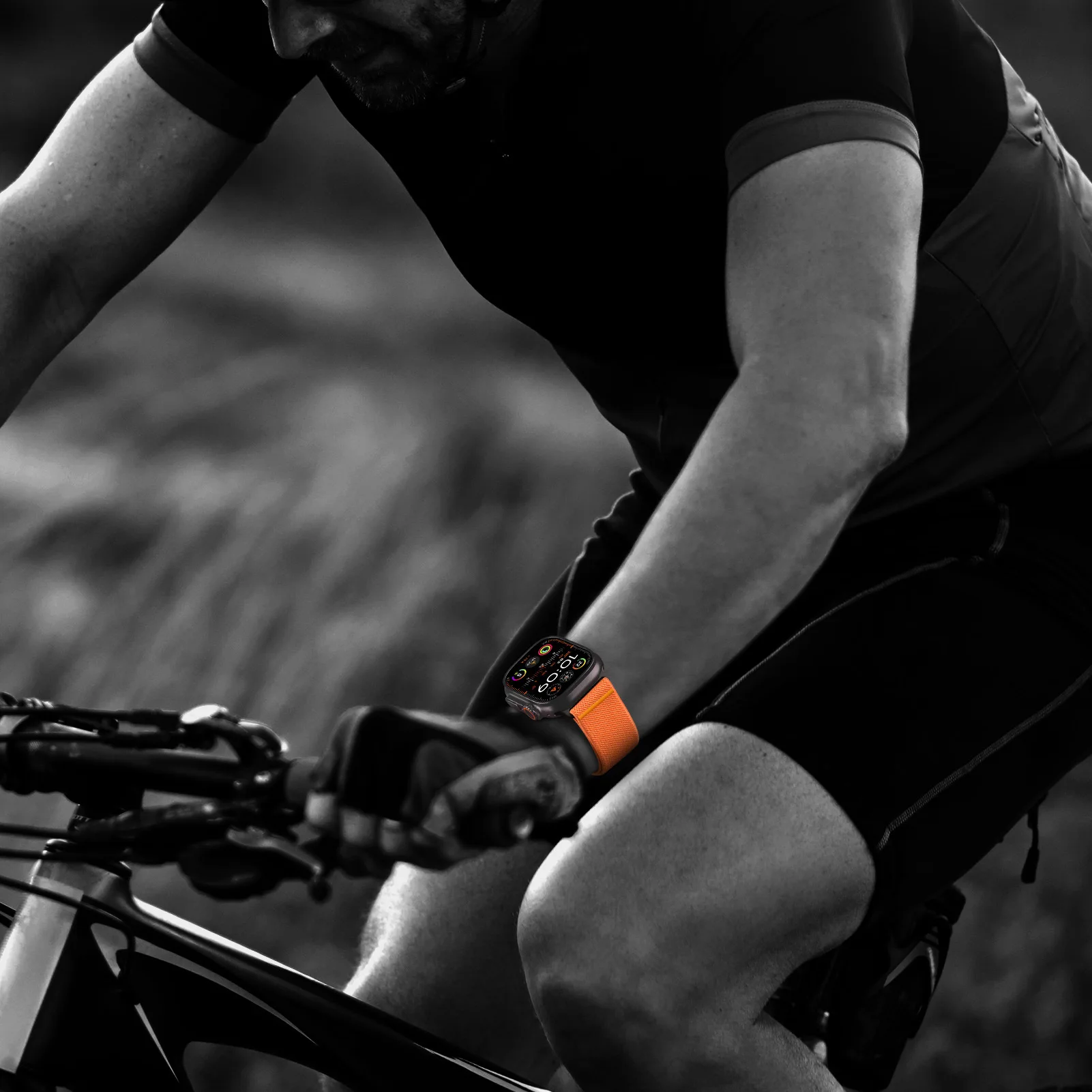 ห่วงไนลอนสําหรับ Apple Watch Ultra 2 Trail Band 49 มม.Series 10 46 มม.45 มม.44 มม.41 42 มม.สร้อยข้อมือแม่เหล็ก IWatch 9 7 8 6 SE 5