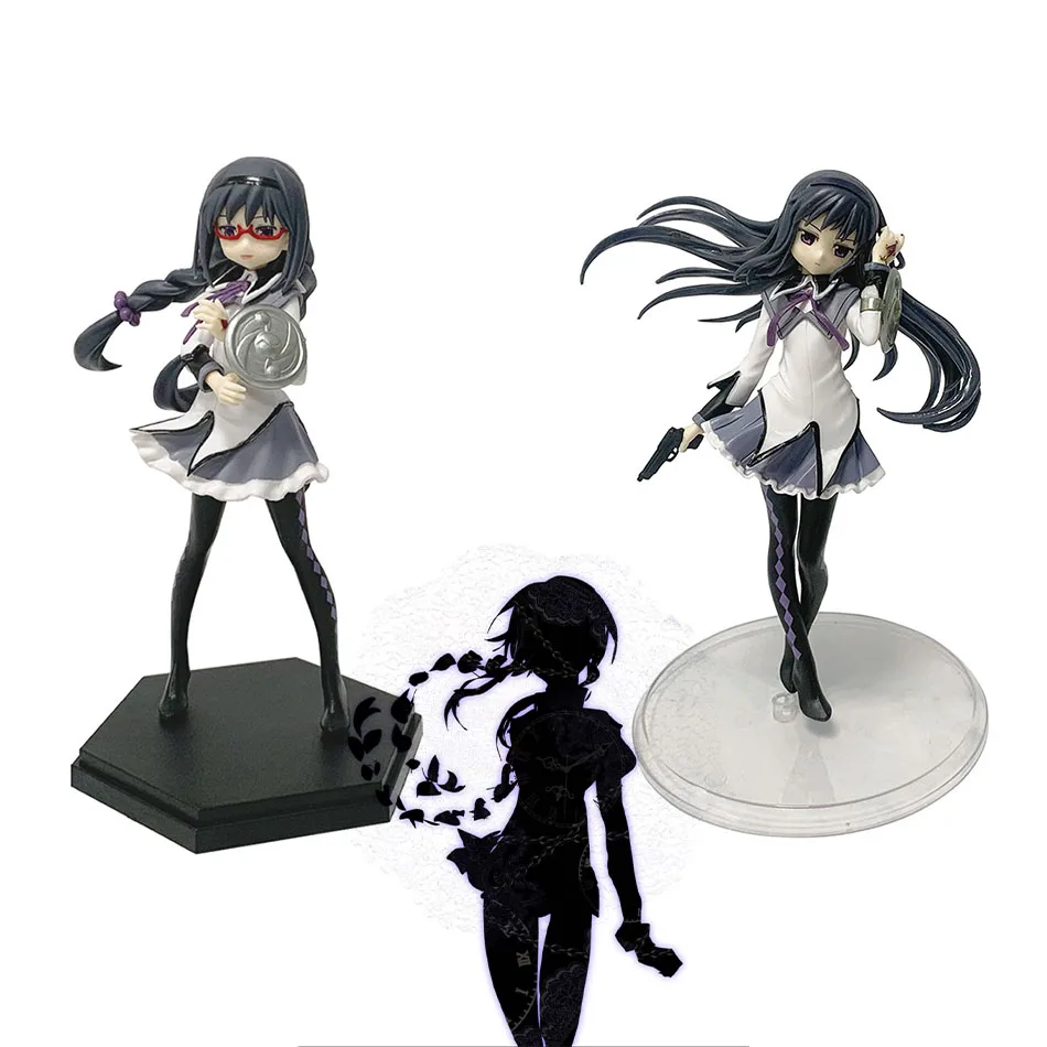 Madoka mágico akemi homura anime pvc modelo presente de aniversário acessórios coleção brinquedos presentes de aniversário