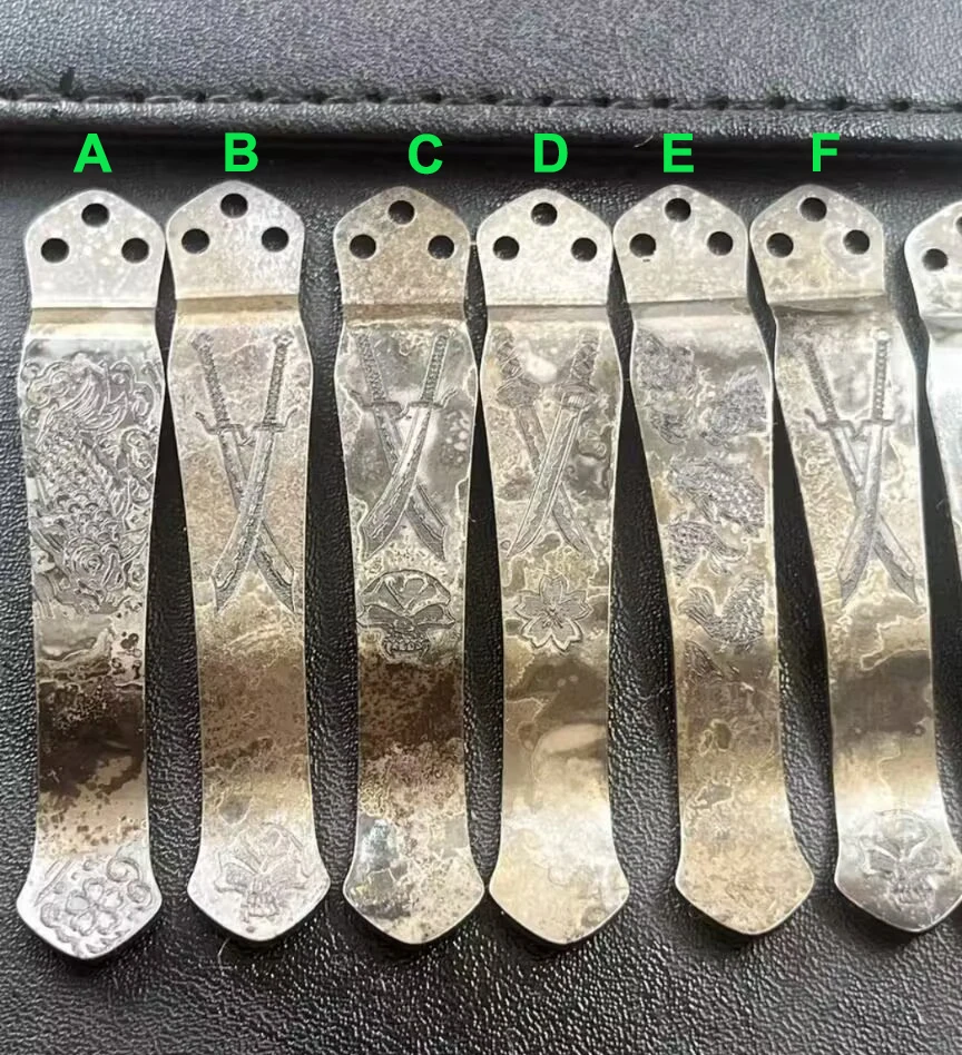 

1 Piece Handmade Stainless Steel Deep Carry Pocket Clip for SPYDERCO Knives