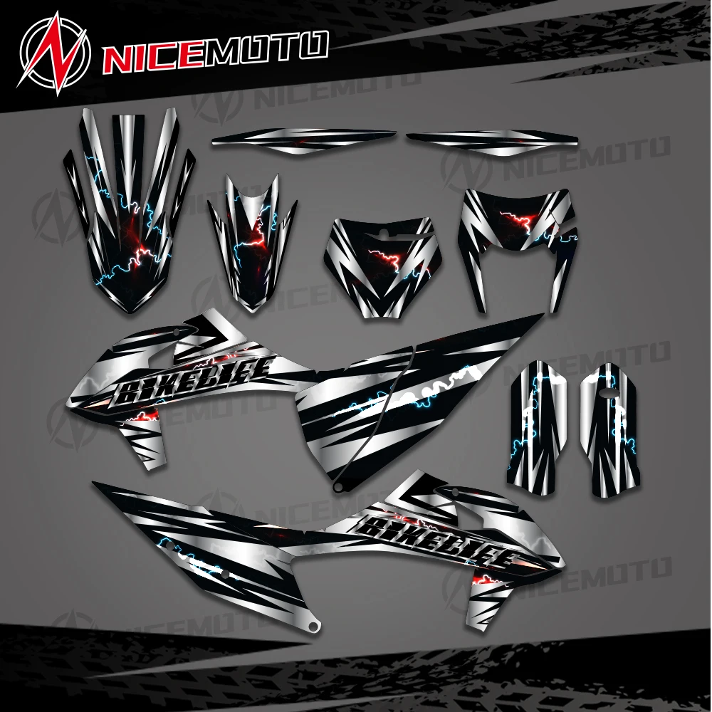 Motorcycle Stickers For KTM 125 250 350 450 500 525 SX SXF 2019 -2021 EXC XC XCW 2020 -2022 Background Graphics Decals Custom