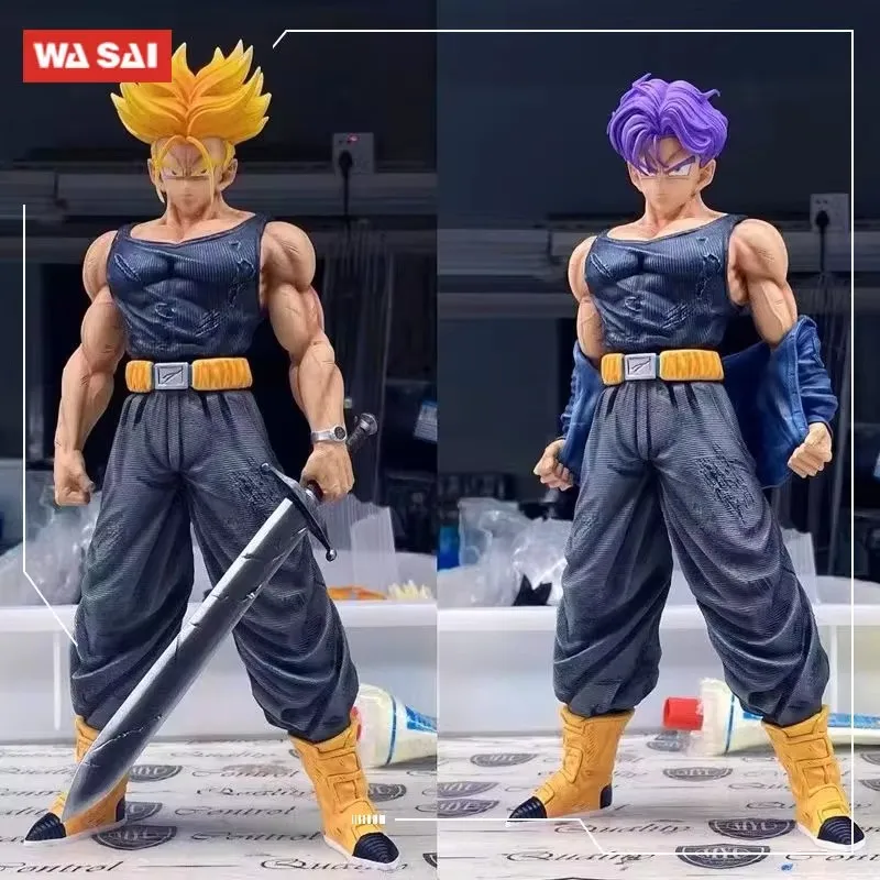 

21CM Anime Dragon Ball Trunks Figure Super Saiyan Future Trunks PVC Action Figures GK Statue Collection Model Toys