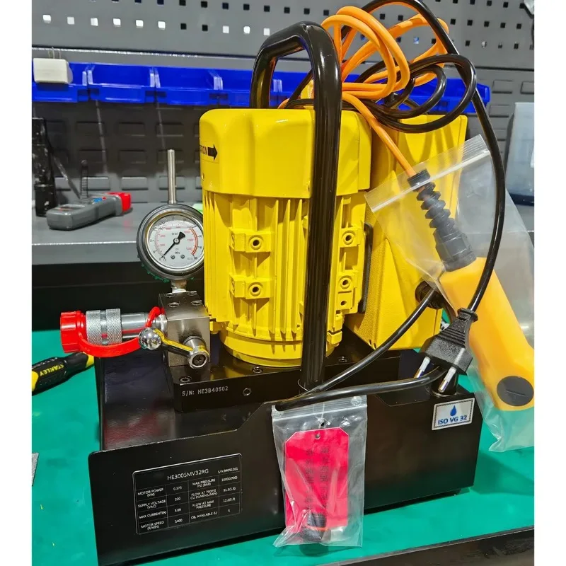 

ooKHE-3SM, Electric Hydrulic Pump, Mnul Unloding Vlve, 5L Usble Oil, 0.35-4.5L/Min Flow Rte