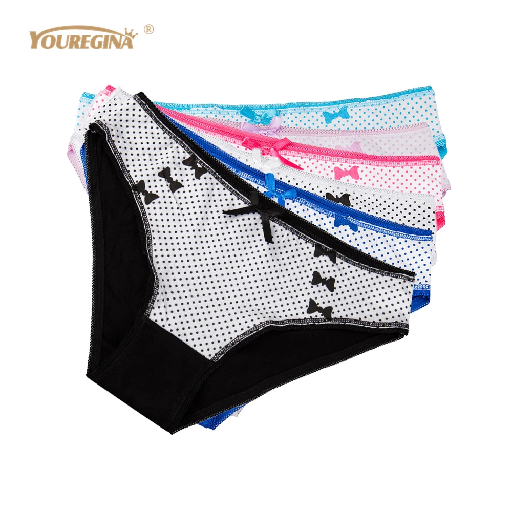 

Woman Panties Underwear Cotton Briefs Women Sexy Culotte Femme Underpants Ladies Knickers Lingerie 5 pcs/lot