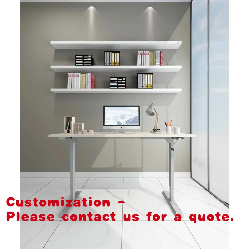 

Customize.Height Adjustable Manual Cranked Sit to Stand Office Desk