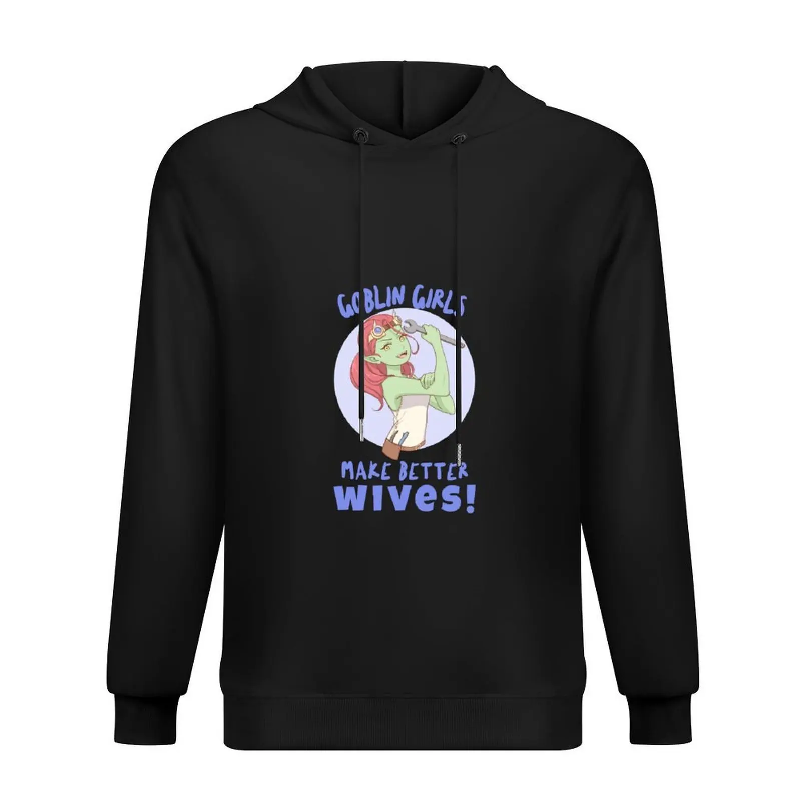 سترة بغطاء للرأس للفتيات من Goblin Make Better Wives ملابس شتوية للرجال سترة شتوية ملابس جمالية بقلنسوة