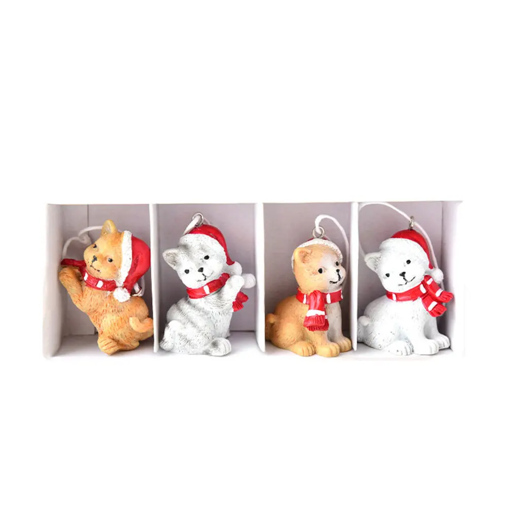 For Christmas Tree Classic Christmas Theme Christmas Tree Decorations Charming Dog Cat Decorations Conversation Piece