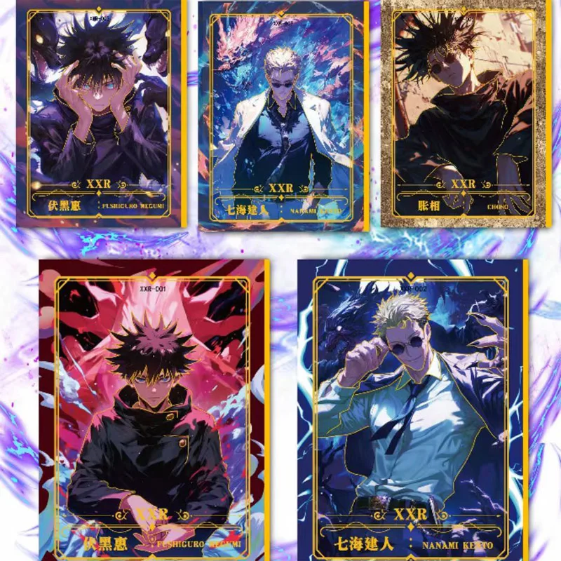 Jujutsu Kaisen Collection Cards Now Compiled Exquisite Poster Window Card Original Cyberpunk Theme Card Toys For Children