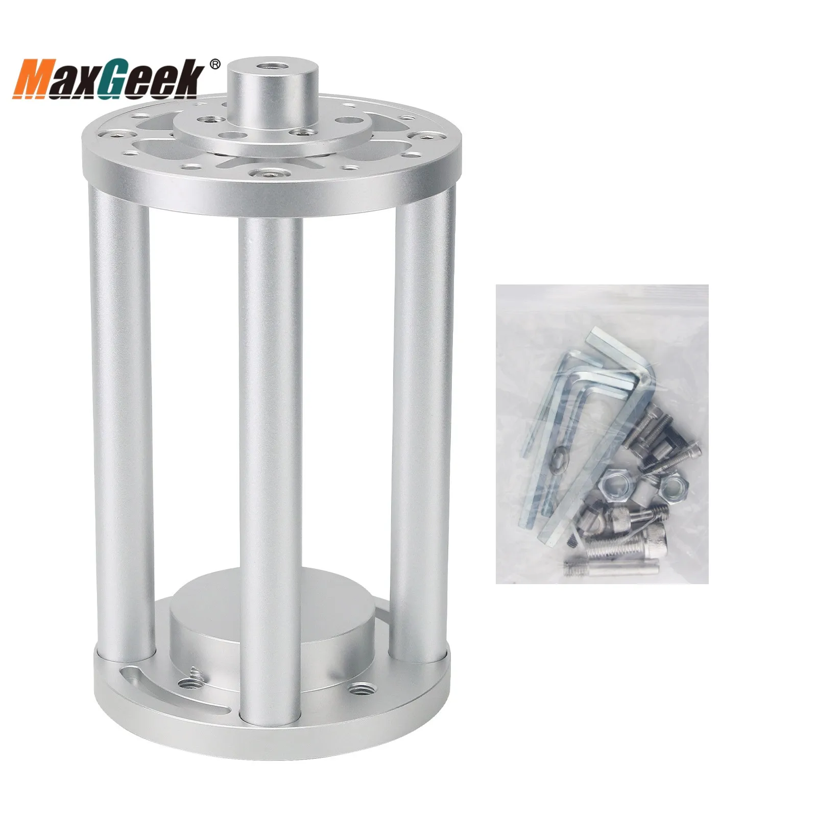 Maxgeek XD-EQ36C-200 195mm EQ3/EQ6 Equatorial Mount Extension Support Height Increasing Joint for TC40 CF40 3/8 Tripods