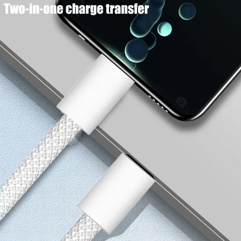 2/1.5/1M USB Type C To Type-C 66W Fast Charging Data Cord for iPhone 15 Plus 15 Pro Max USB-C Quick Charger Cable for iPhone15