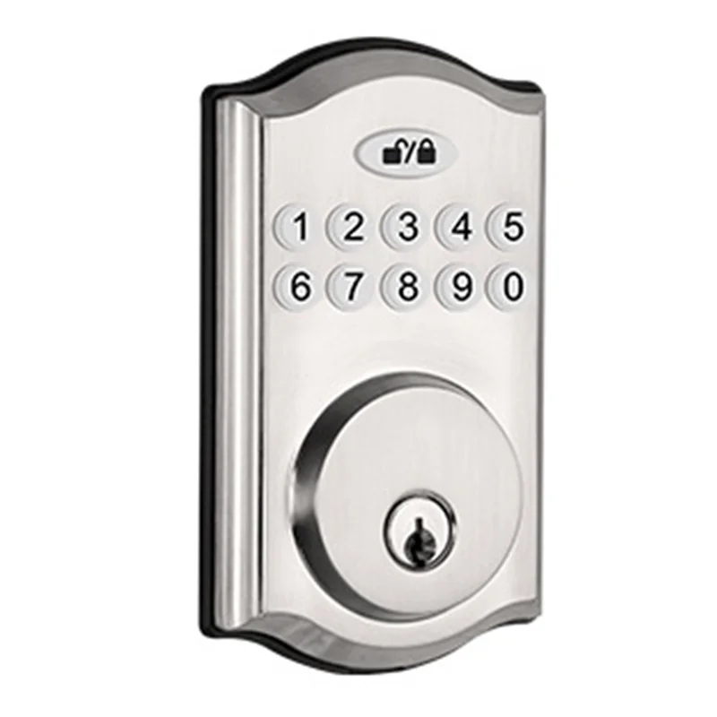 ABZW キーレスエントリードアロック - キーパッドドアロック - スマートデッドボルトロック - 覗き見防止パスワード - オートロック 取り付け簡単