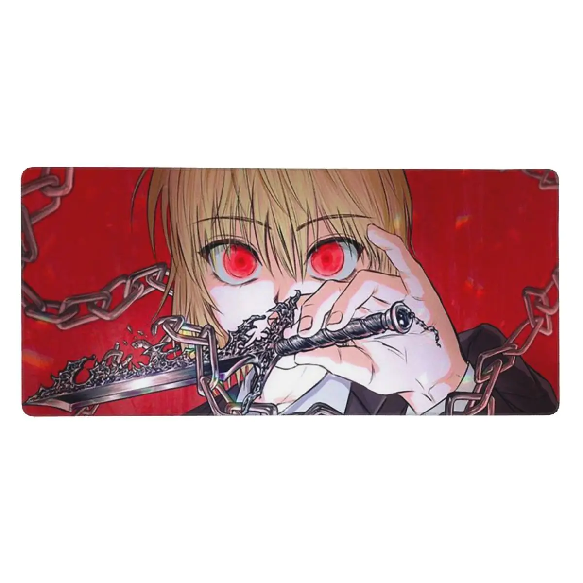 Anime Kurapika Hunter X Hunter Large Mouse Pad Computer Keyboard Mouse Mat Gamer Laptop Desk Mat Office Accessories Table Mats