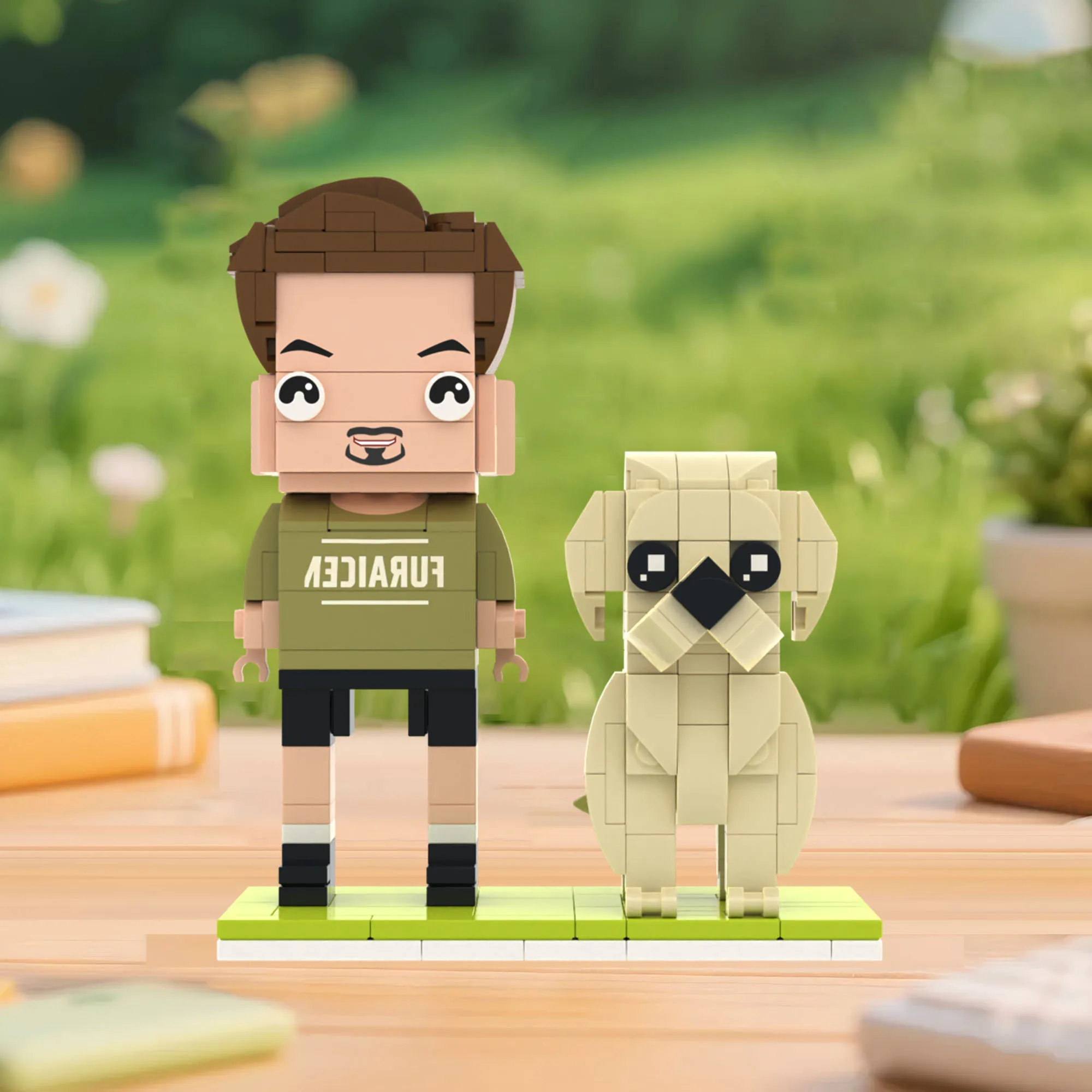 

Building Blocks Granules Photo My Custom Brickfigures People Pet Small Particle Character Customization DIY Assembly Toys Gift