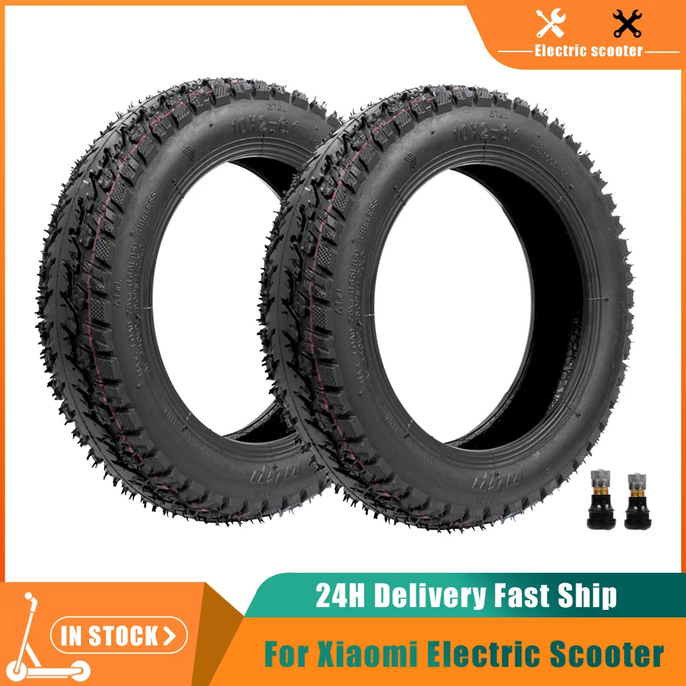 

Электрический скутер, 10-дюймовые внедорожные вакуумные шины 10*2-6,1 для Xiaomi M365 1S Pro Pro2 Mi3, передние и задние колеса, запчасти для шин, аксессуары