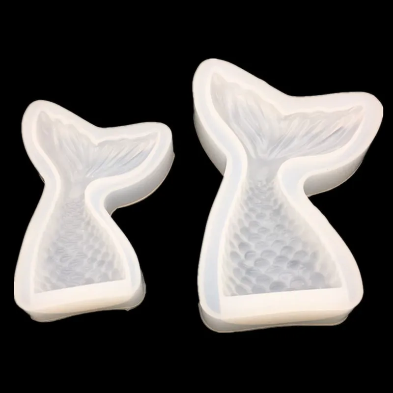 Resin silicone molds,fish tail dropper molds,DIY decorative accessories/materials,keychain accessories, ocean themed decoration.