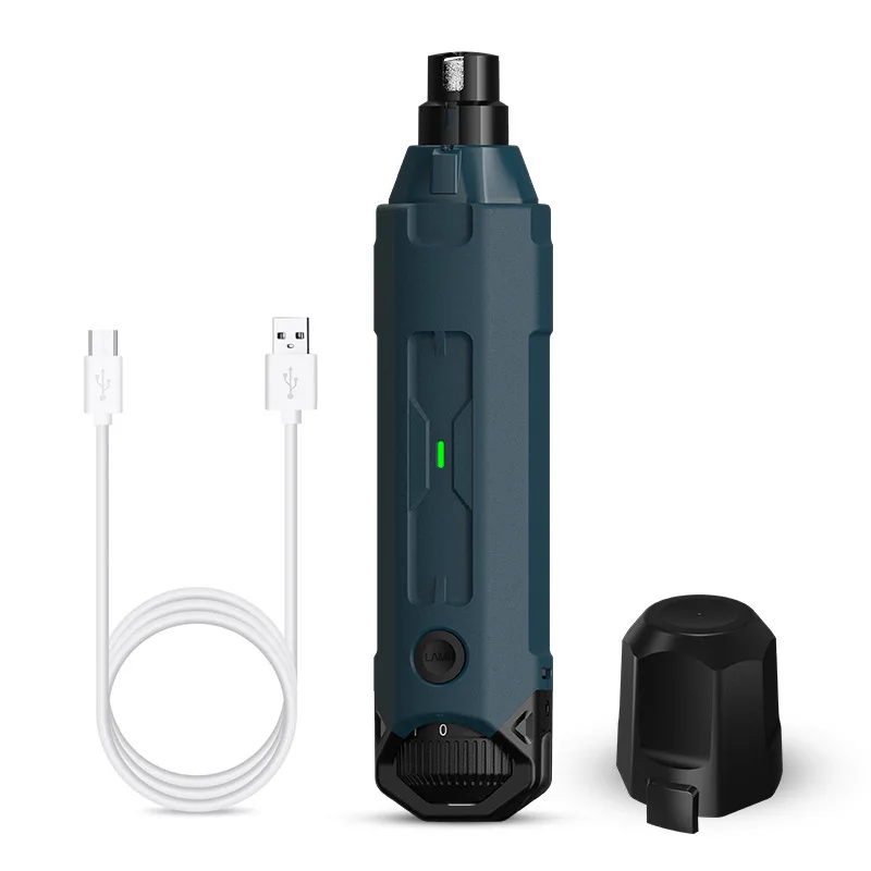 

6-скоростная электрическая шлифовальная машина для ногтей, инструмент для ухода за собаками, кошками, полировщик для домашних животных, аккумуляторная пластиковая машинка для стрижки кошачьих ногтей, триммер для собак