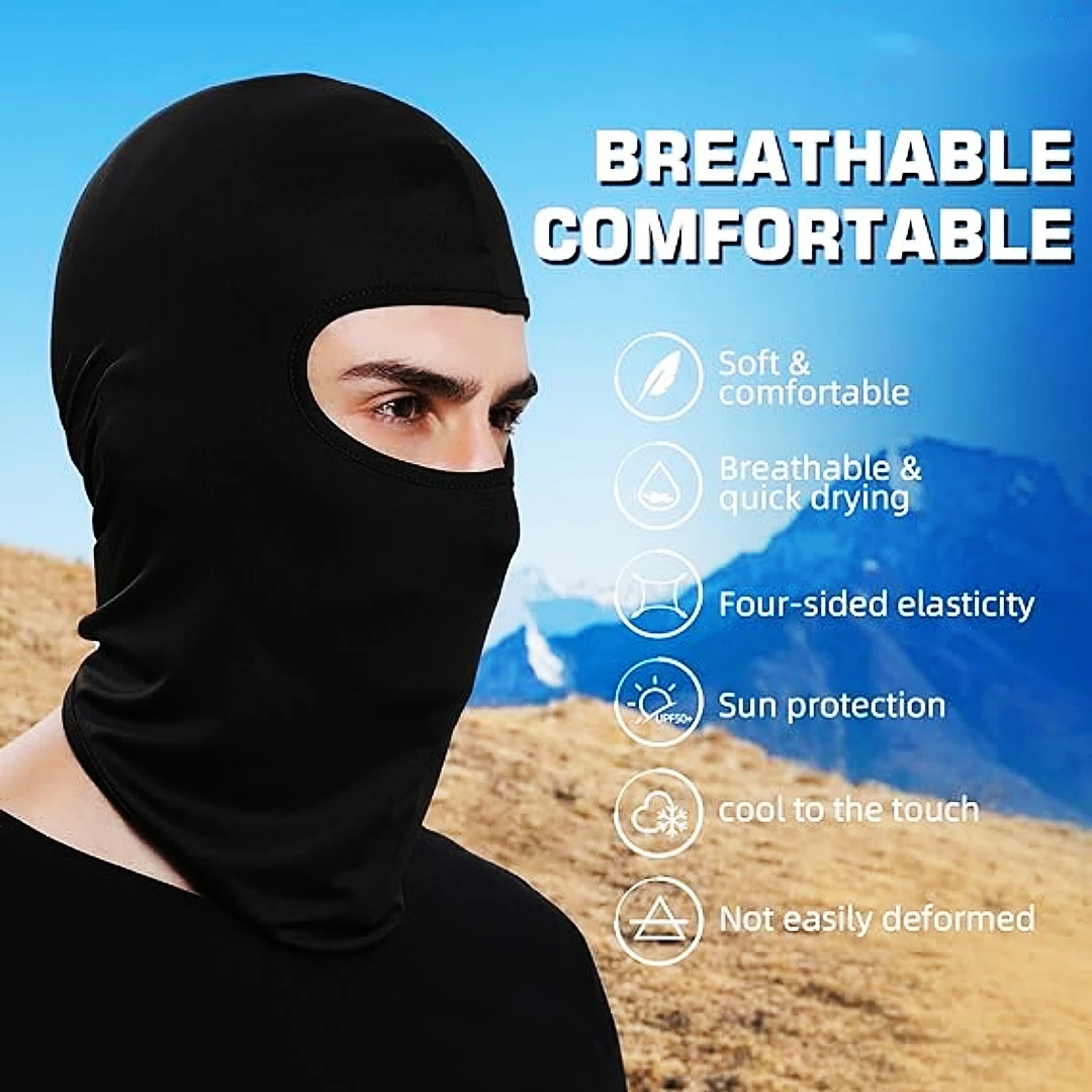 Balaclava Motorcycle Face Mask Full Face Cover UV Sun Protection Face Mask Balaclava Mask for Outdoor Motorcycle Cycling