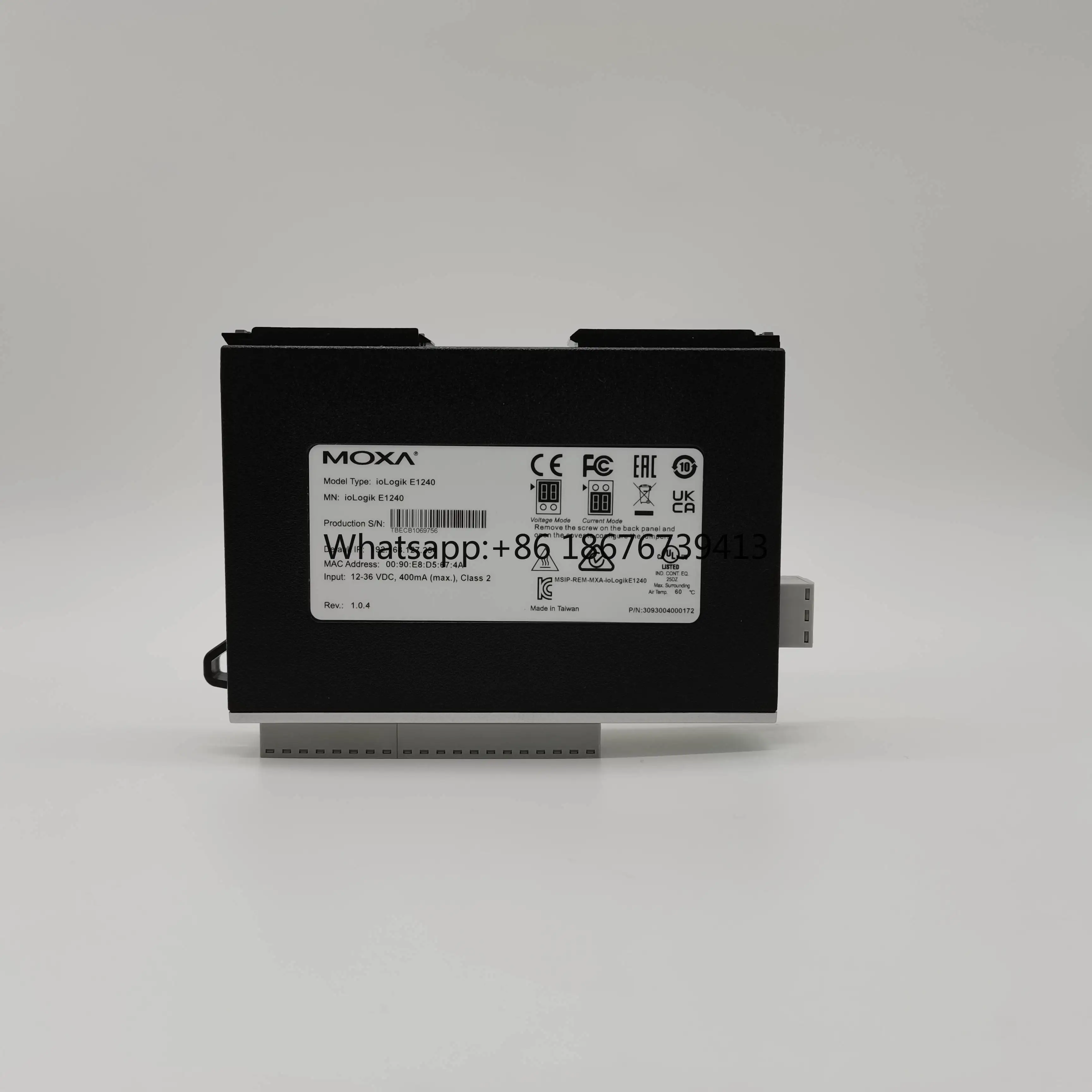 Industrial Ethernet Remote I/O Module IoLogik E1240 Series by MOXA-RoHS Certified FTTX Use
