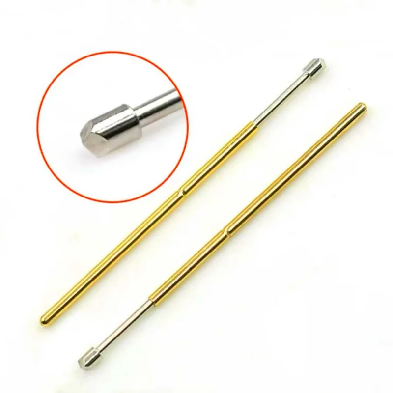 20/100個 PL50-T2 スプリングテストピン PL50-T テストプローブ 銅製ポゴピン 金属テストニードル テストツール 直径27.8mm 0.68mm 0.90mm 0.48mm