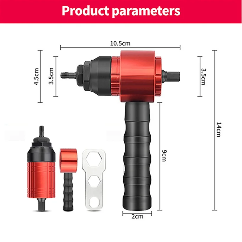 AA76-فصل دليل الكهربائية جوزة برْشام أداة اليد جوزة برْشام أداة تحويل مجموعة الكهربائية آلة برشام هوائي