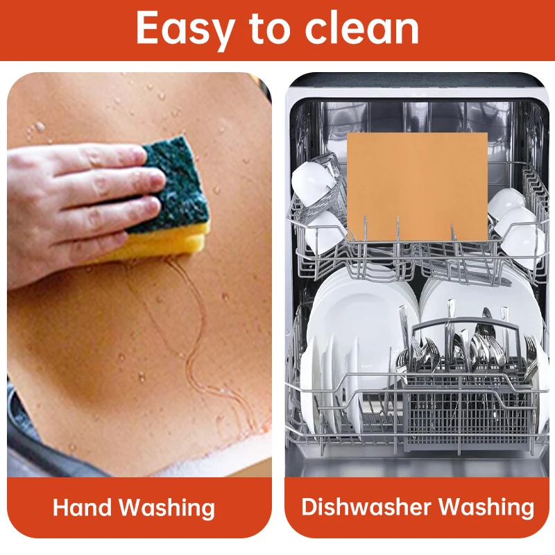 Zestaw mat do grillowania 1/10-100% nieprzywierająca mata wielokrotnego użytku, gruba, odporna na ciepło do grillów gazowych, węglowych lub elektrycznych - łatwa do czyszczenia, brązowa