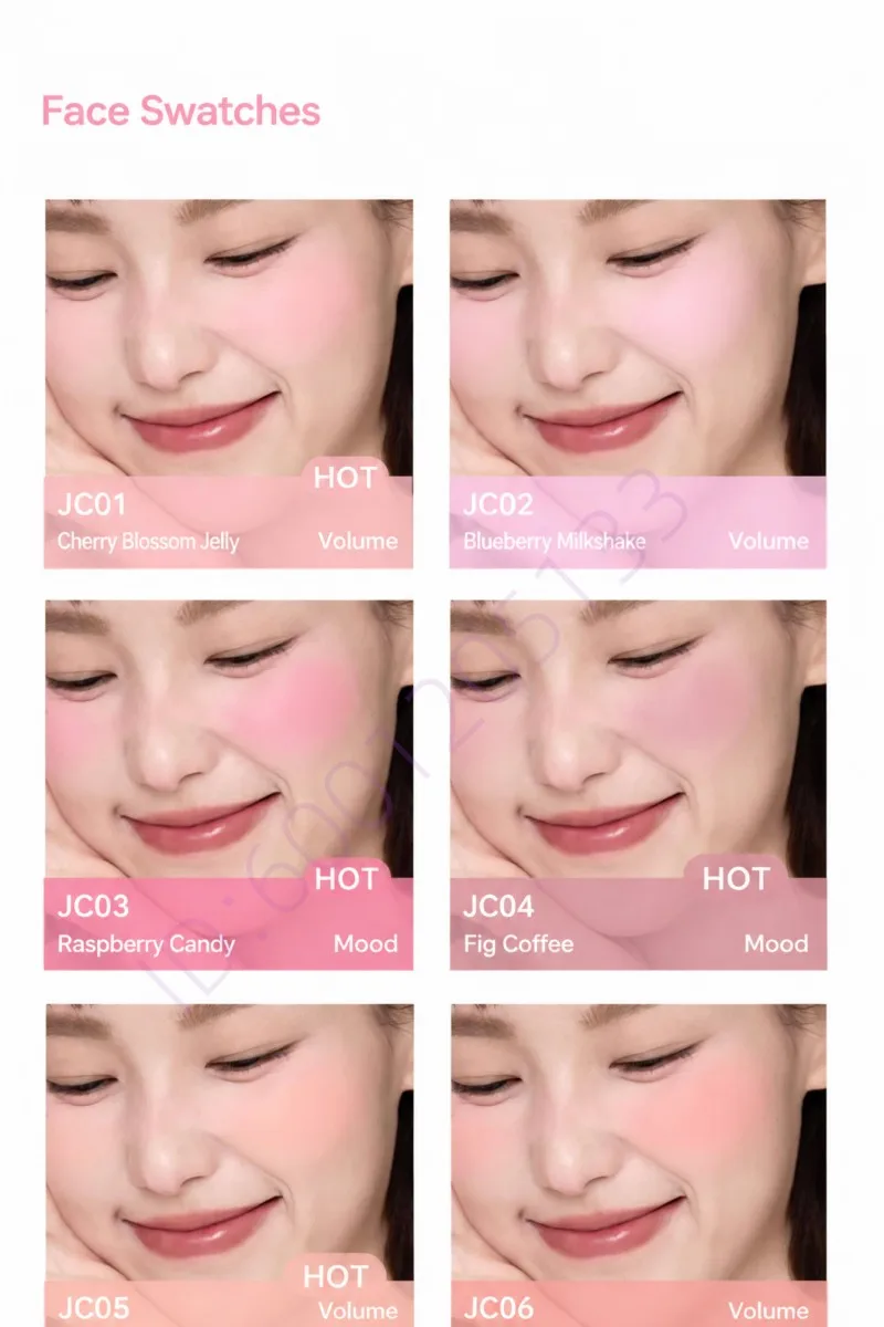 AZTK Liquid Blush Water To Powder Soft Matte Cool Toned Blusher Natural Pink Flush Long Lasting Cheek Tint Makeup