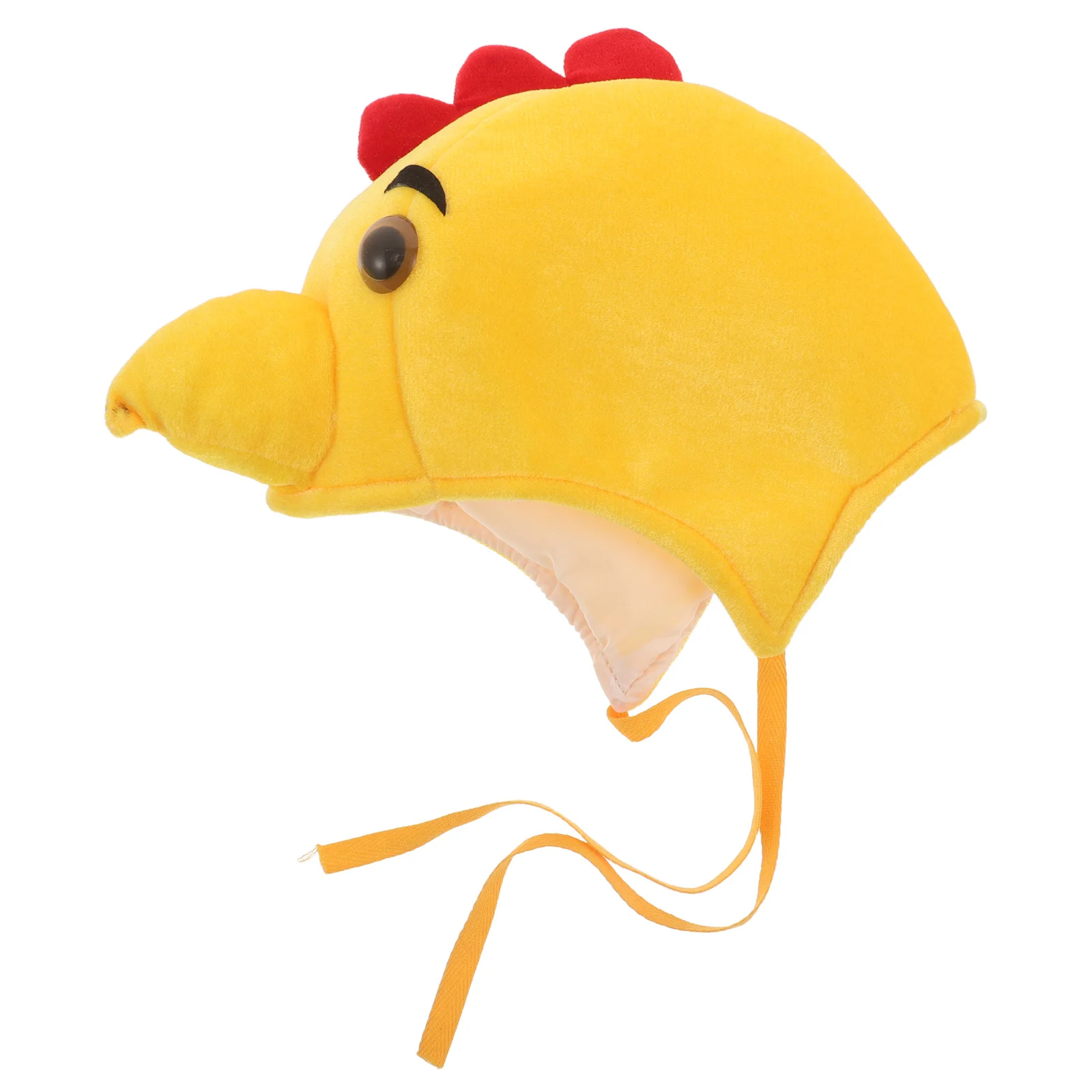Yellow Chick Headband Funny Animal Hat for Christmas Party Carnival Role Girls Boys Soft Novelty Party Favor Cosplay