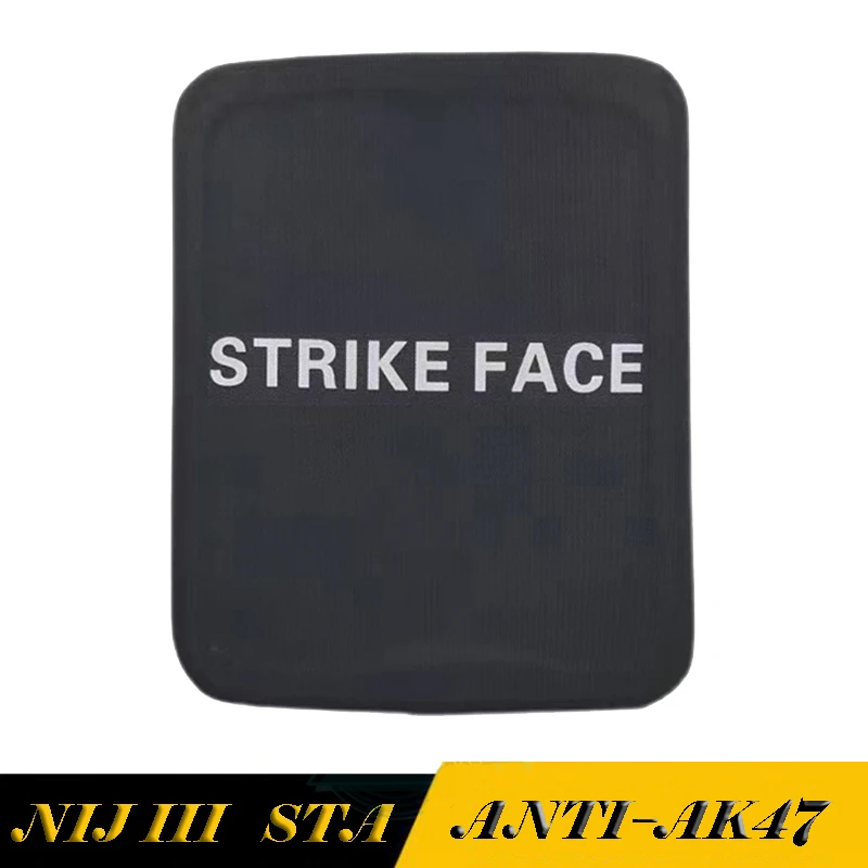 NIJ III ringan, papan pelat Anti peluru UHMWPE murni Level sendiri 10X12 inci Anti AK47 SMA 7.62mm Panel balistik