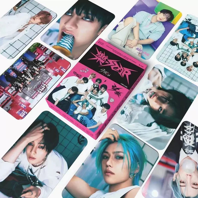 

New 55pcs SKZOO Boys' New Album KARMA Star Cards Lomo Cards Ginet Karma Do It Korean Star Collection Lomo Fan Gift Cards