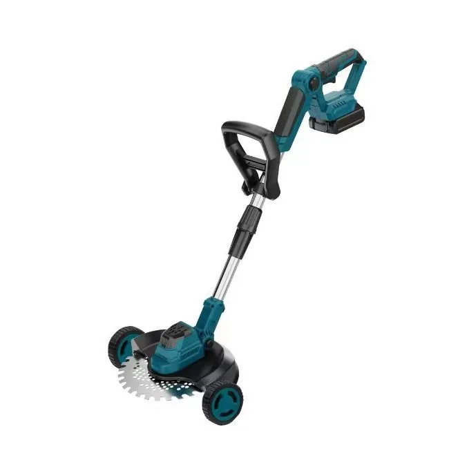 

Wheeled electric lawn mower lithium battery lawn mower multi-functional small household handheld lithium battery lawn mower