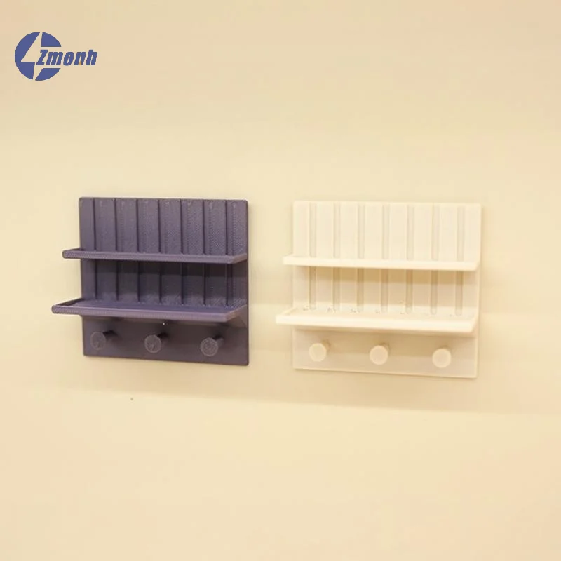 New！Dollhouse Mini Wall Mount Shelf Rack Simulation Miniature Storage Stand For DIY Micro Landscape Scene Decor Shooting Props