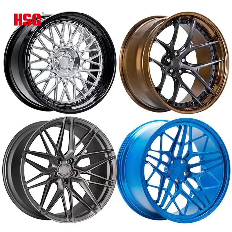 Custom Precision Cast Aluminum Alloy Forged Wheel Rims Universal Auto Replacement Modification Parts