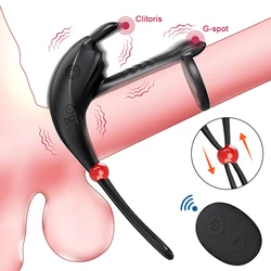 Penis Ring Lasting Ejaculation Delay Vibrating Ring Stimulator Massager Cock Rings for Man Penis Ring Sex Adult Erotica Products