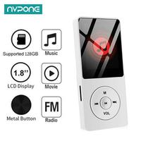 MP3 Player Outdoor Sports Fitness Mini Walkman Mp4/mp3 Support Bluetooth Lossless Music Player FM Radio Recorder Sport 128GB Hf